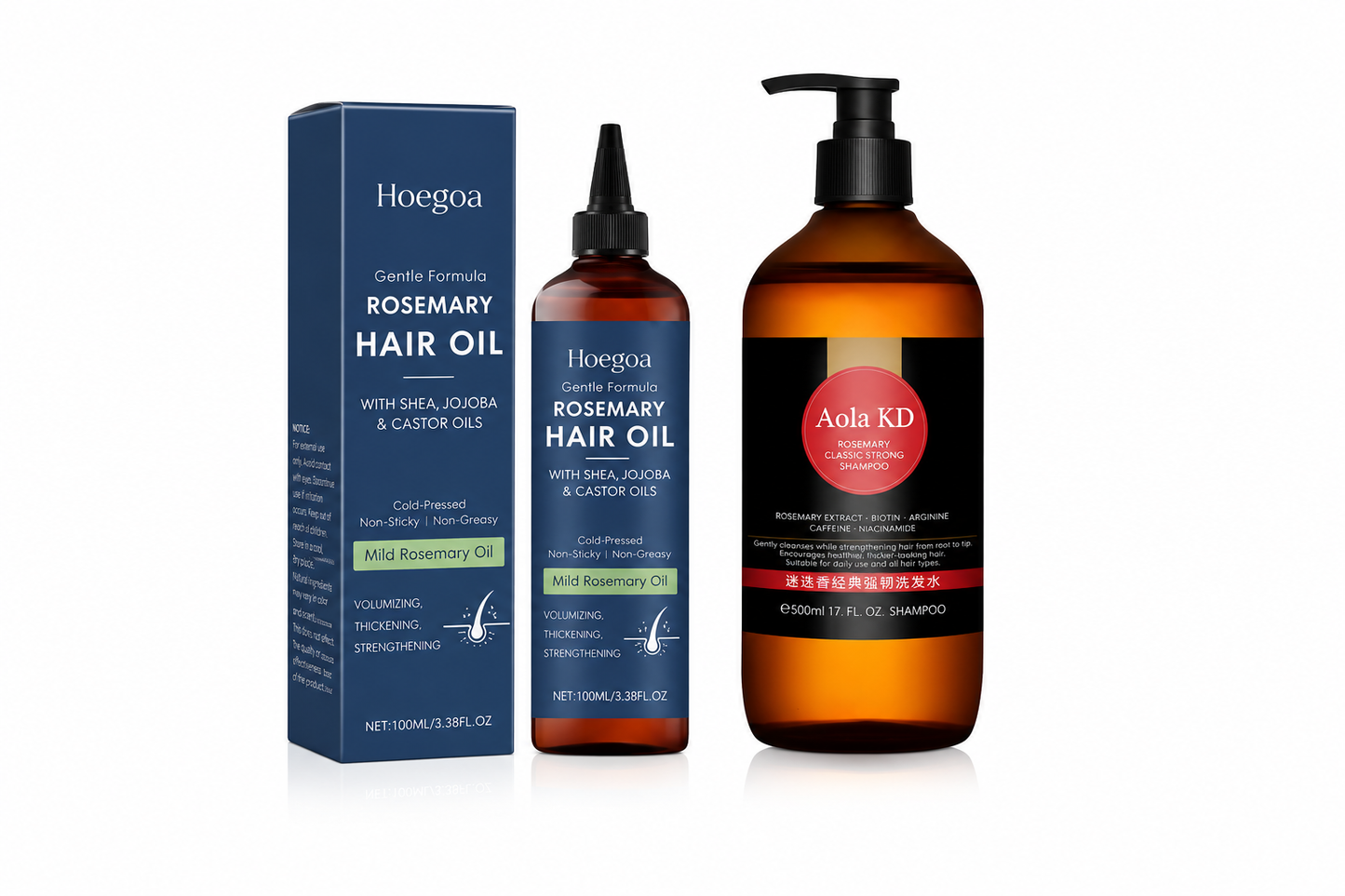 shampoo+ hair oil set