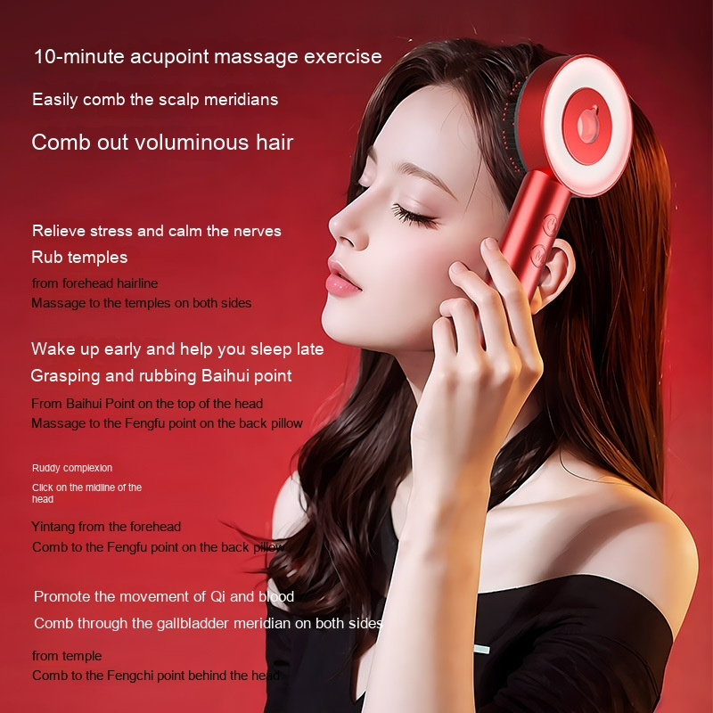 LED Scalp Massage Comb
